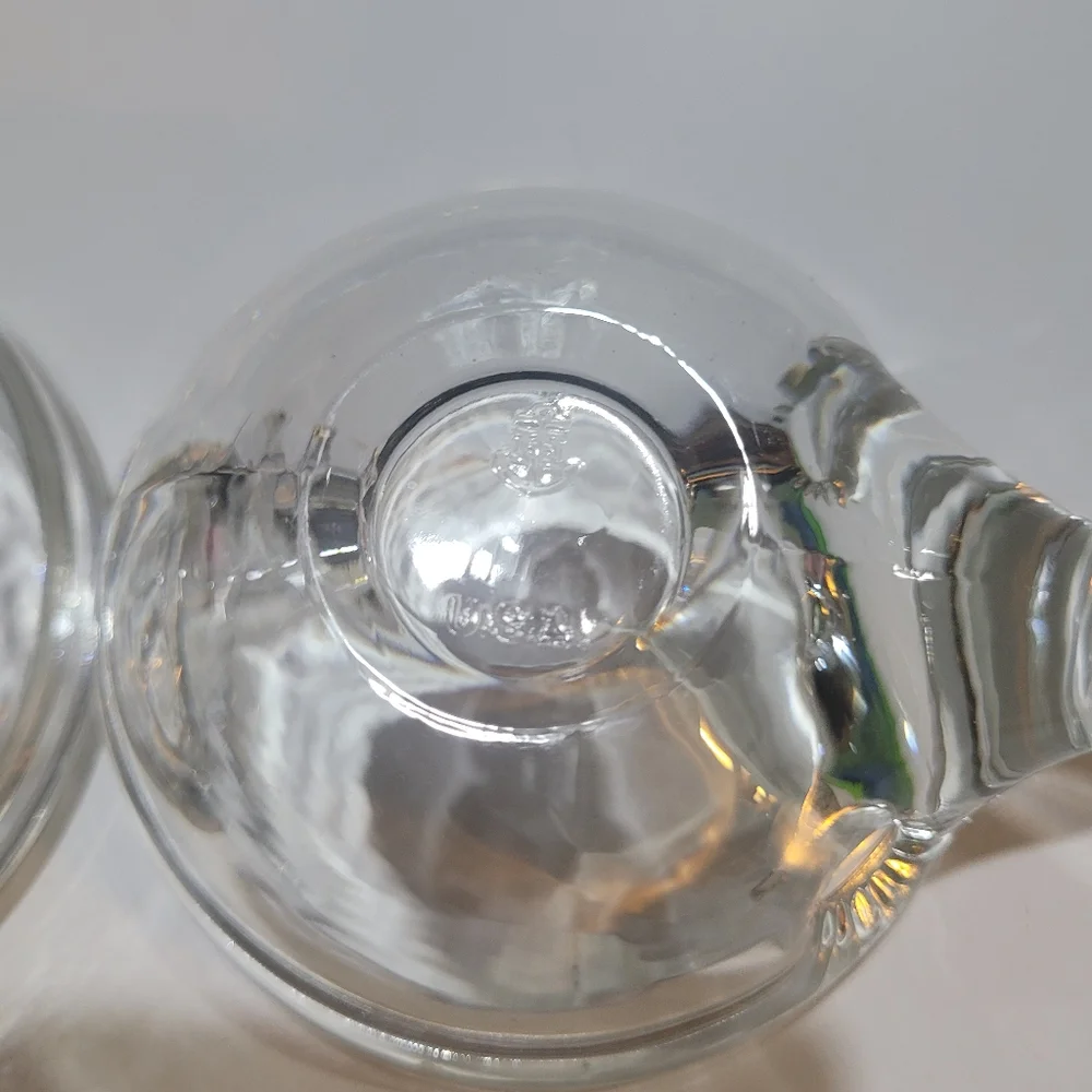 Anchor Hocking Vintage Clear Glass Blow Fish Trinket Bowl